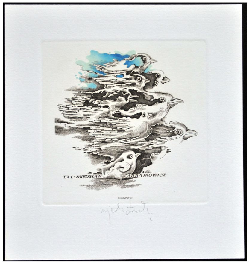 Łuczak Wojciech (09) Exlibris Mirosław Abramowicz, C2, 1993