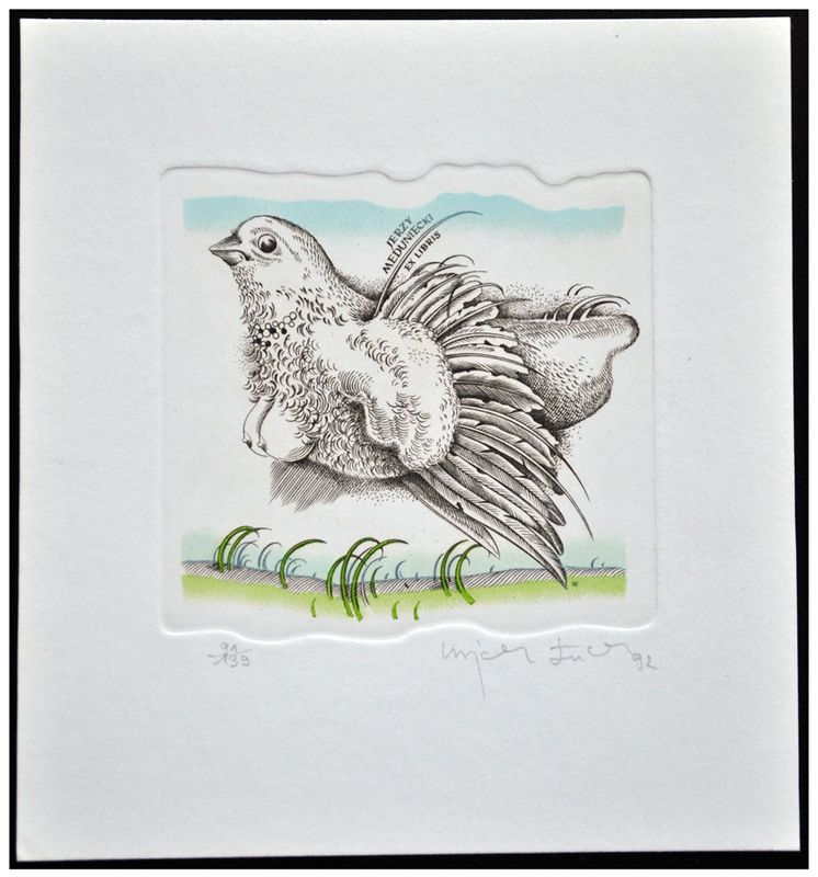 Łuczak Wojciech (12) Exlibris Jerzy Meduniecki, C2, 1992