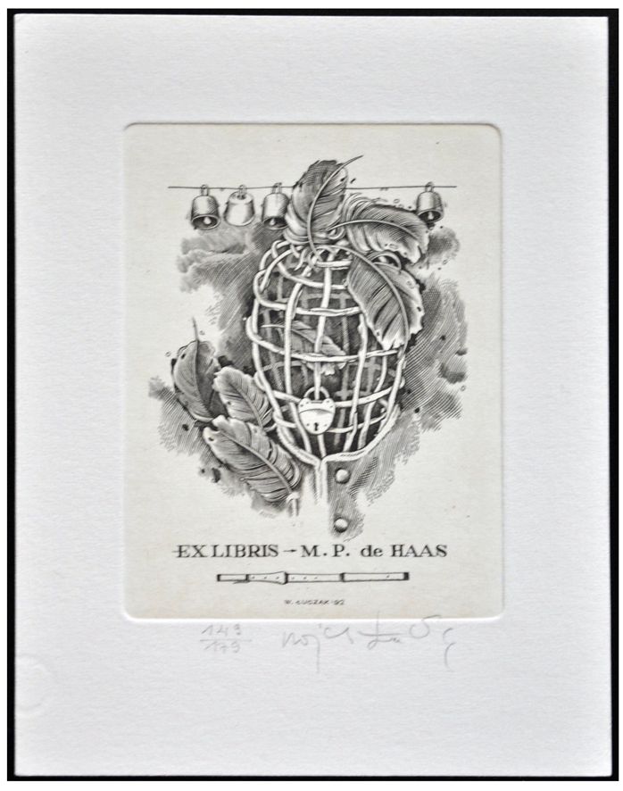 Łuczak Wojciech (16) Exlibris M.P. de Haas, C2, 1992