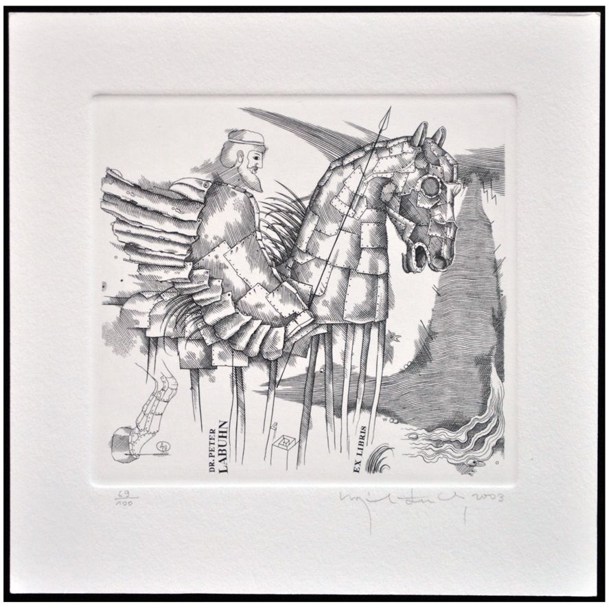 Łuczak Wojciech (02) Exlibris Dr. Peter Labuhn, C2, 2003