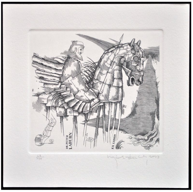 Łuczak Wojciech (02) Exlibris Dr. Peter Labuhn, C2, 2003