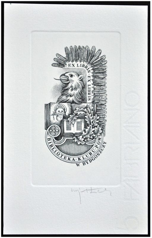 Łuczak Wojciech (14) Exlibris Biblioteka Klubu POW w Bydgoszczy, C2