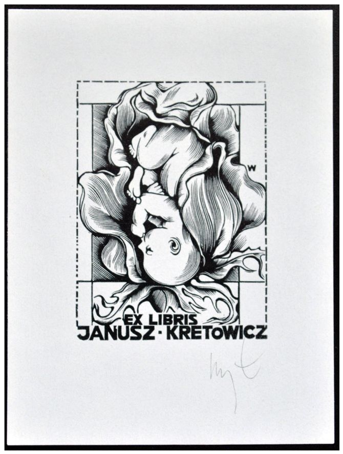 Łuczak Wojciech (38) Exlibris Janusz Kretowicz, X2