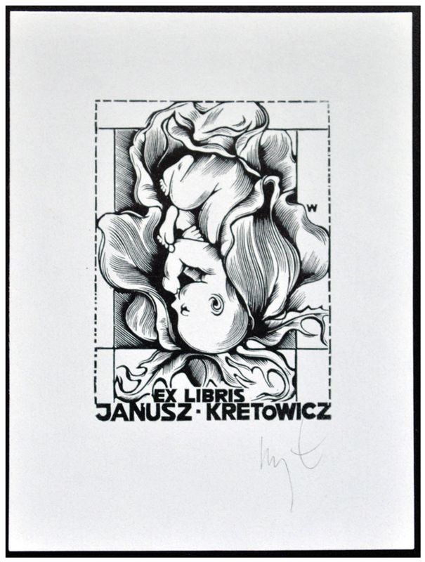 Łuczak Wojciech (38) Exlibris Janusz Kretowicz, X2