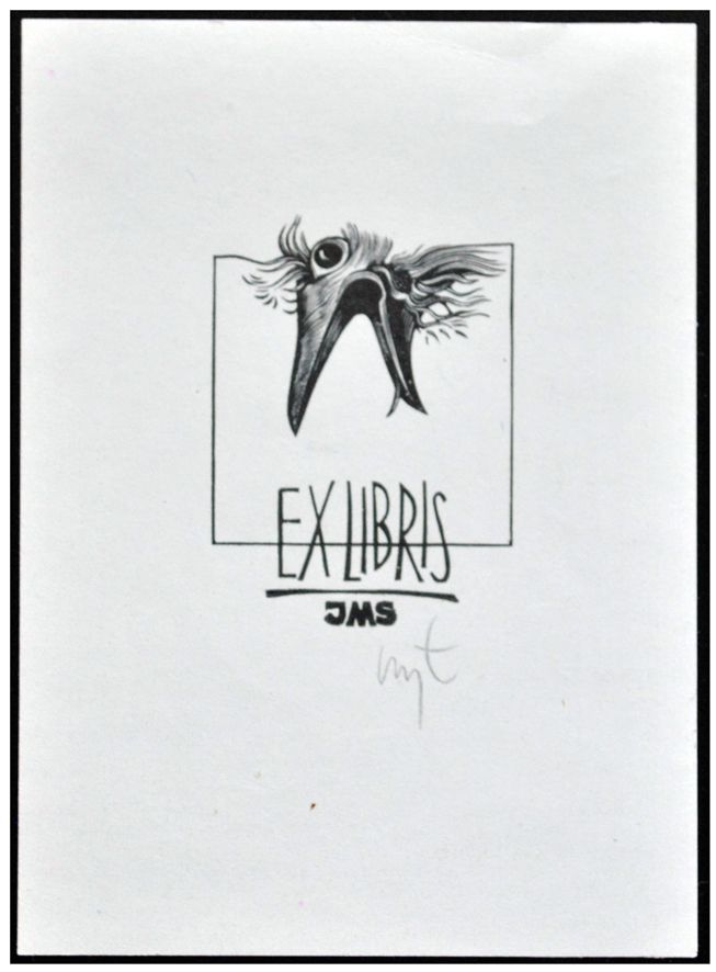 Łuczak Wojciech (41) Exlibris JMS, X2, 1979