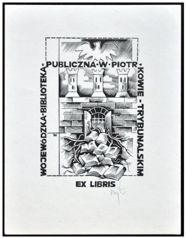 Łuczak Wojciech (27) Exlibris Wojewódzka Biblioteka Publiczna w Piotrkowie Trybunalskim, X2