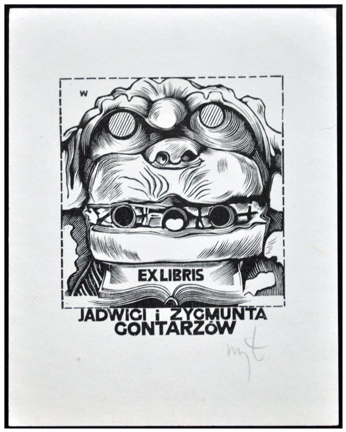 Łuczak Wojciech (32) Exlibris Jadwigi i Zygmunta Gontarzów, X2