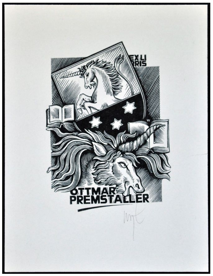 Łuczak Wojciech (36) Exlibris Ottmar Premstaller, X2