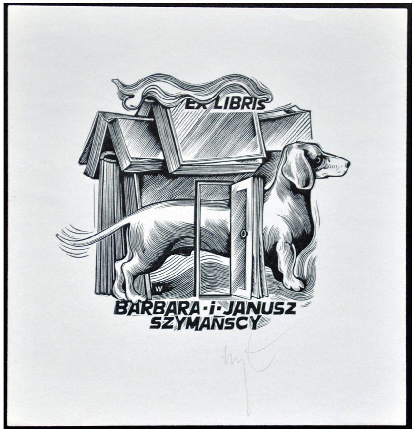 Łuczak Wojciech (42) Exlibris Barbara i Janusz Szymańscy, X2