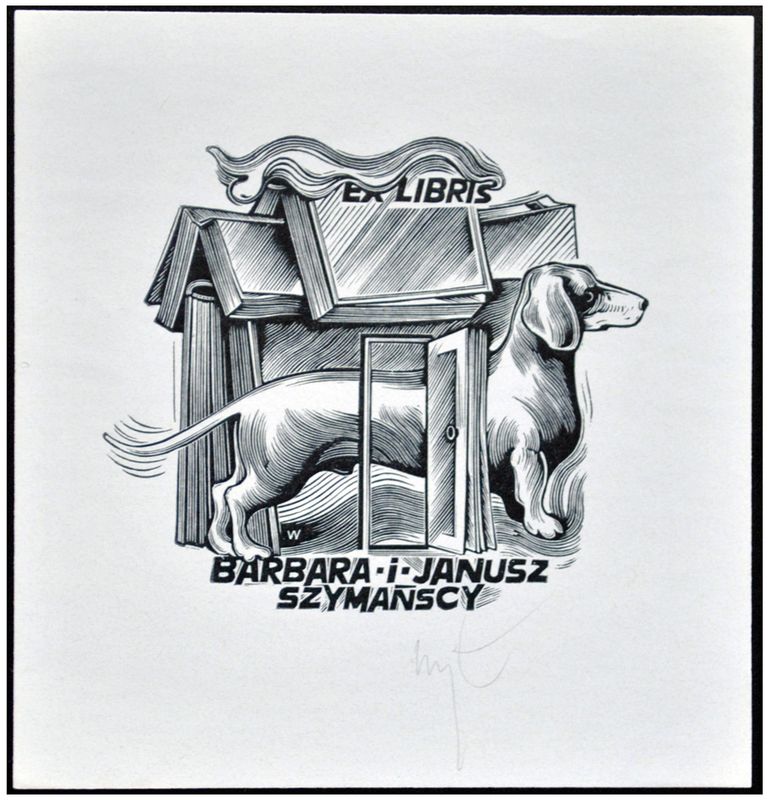 Łuczak Wojciech (42) Exlibris Barbara i Janusz Szymańscy, X2