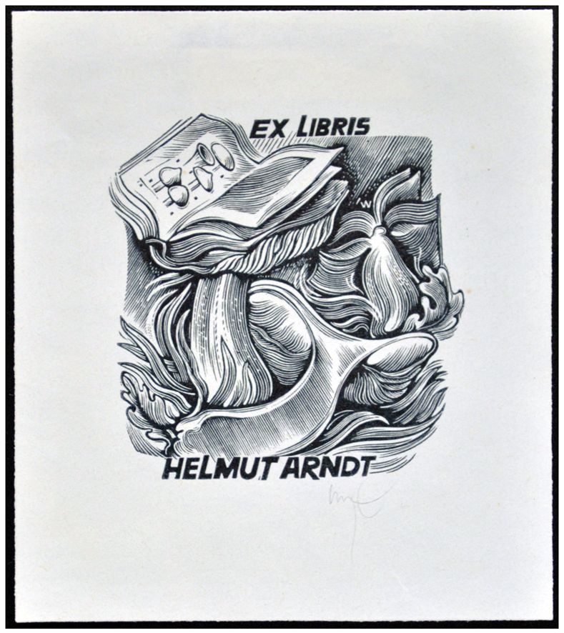 Łuczak Wojciech (45) Exlibris Helmut Arndt, X2