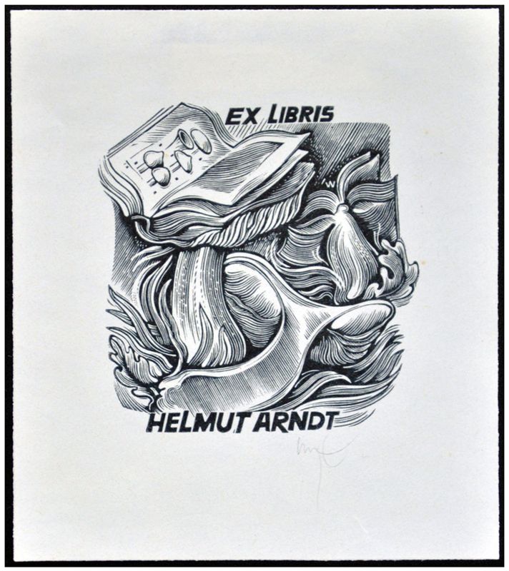 Łuczak Wojciech (45) Exlibris Helmut Arndt, X2