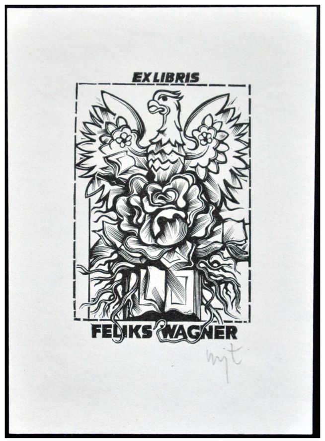 Łuczak Wojciech (25) Exlibris Feliks Wagner, X2
