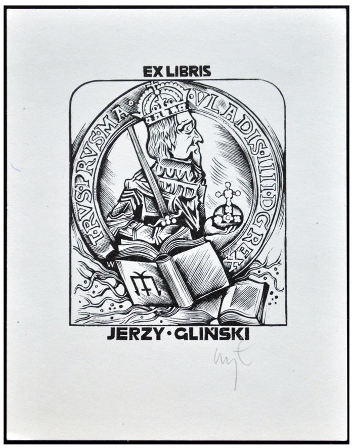 Łuczak Wojciech (31) Exlibris Jerzy Gliński, X2
