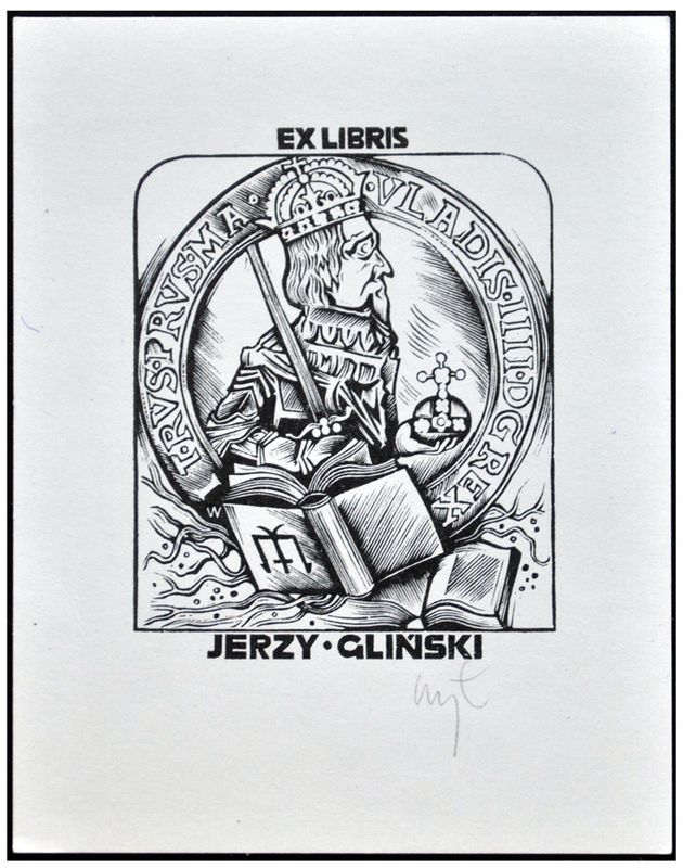 Łuczak Wojciech (31) Exlibris Jerzy Gliński, X2