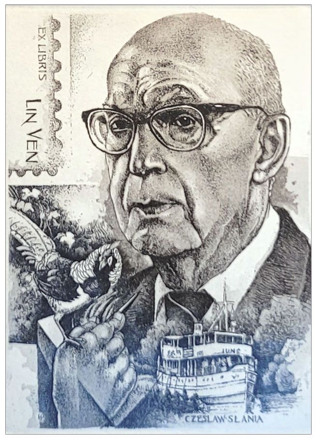 Pauwels Hedwig (C3) - Exlibris Lin Ven, Czesław Słania