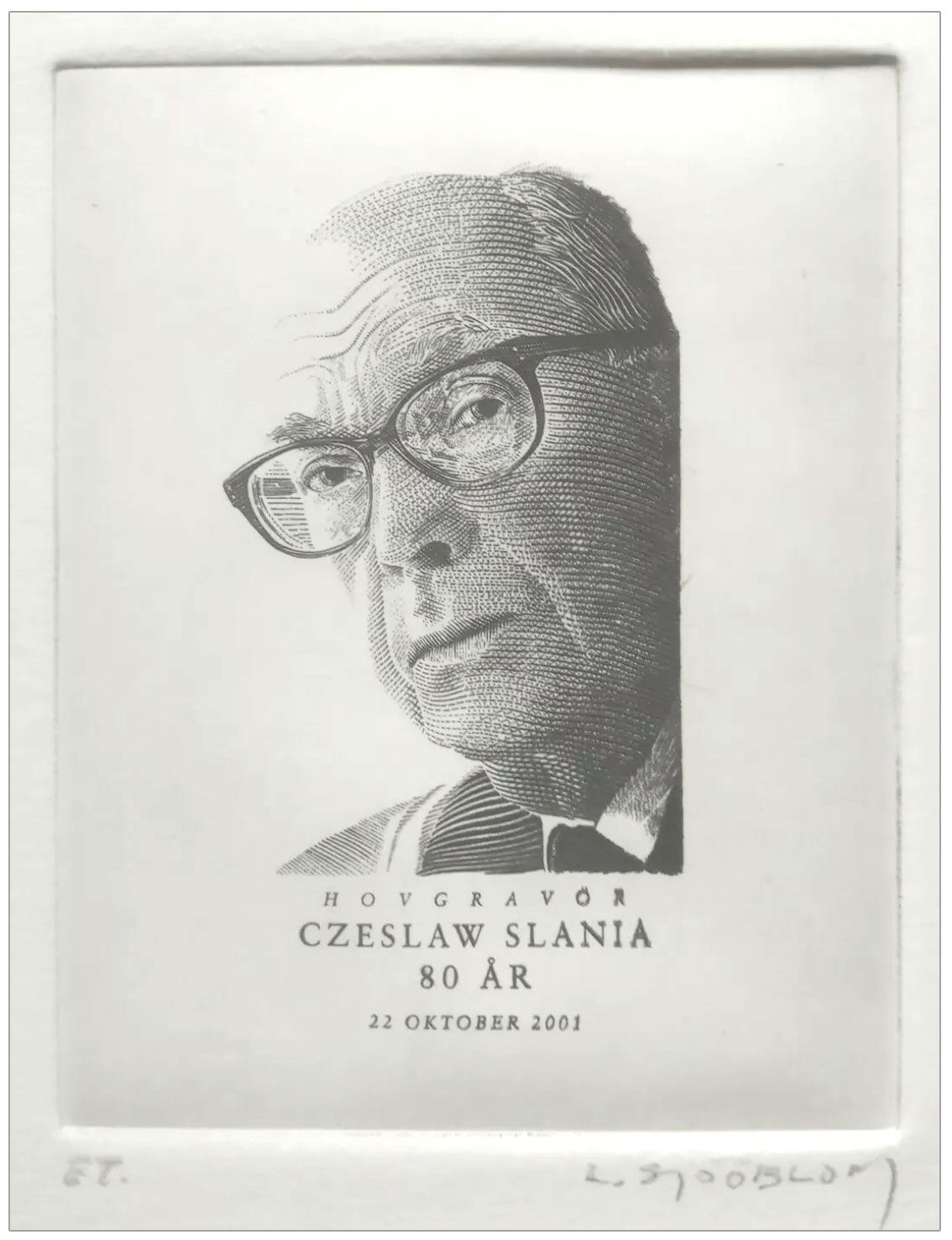 Sjooblom Lars (2001) - Czesław Słania, 80 rocznica urodzin (portret)