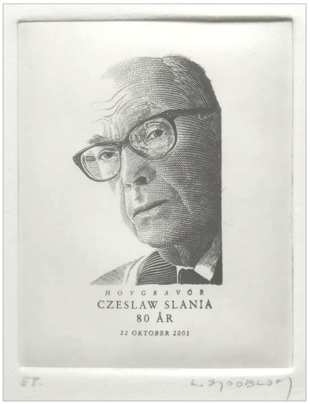 Sjooblom Lars (2001) - Czesław Słania, 80 rocznica urodzin (portret)