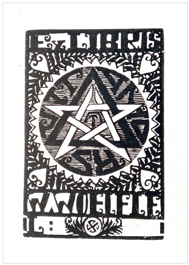 Jakubowski Stanisław (2) Exlibris W. Woelfle, X2, 1919 (1921)?