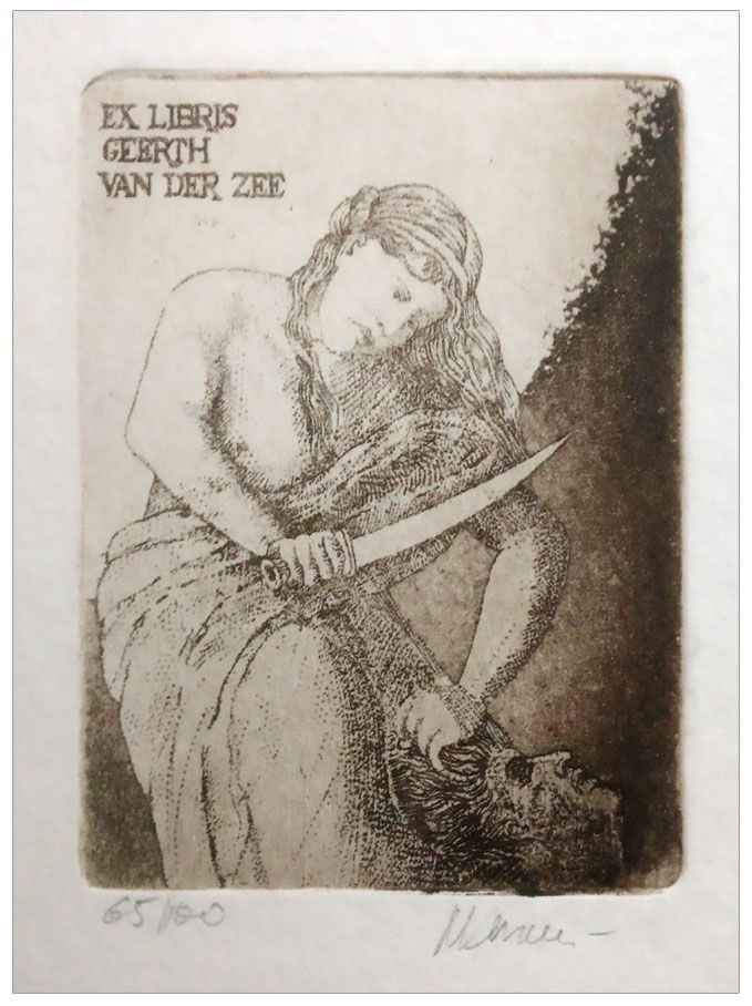 Klincewicz Marian (2) Exlibris Geerth van der Zee, C3+C5, 1989