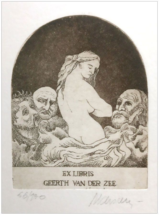 Klincewicz Marian (4) Exlibris Geerth van der Zee, C3+C5, 1989