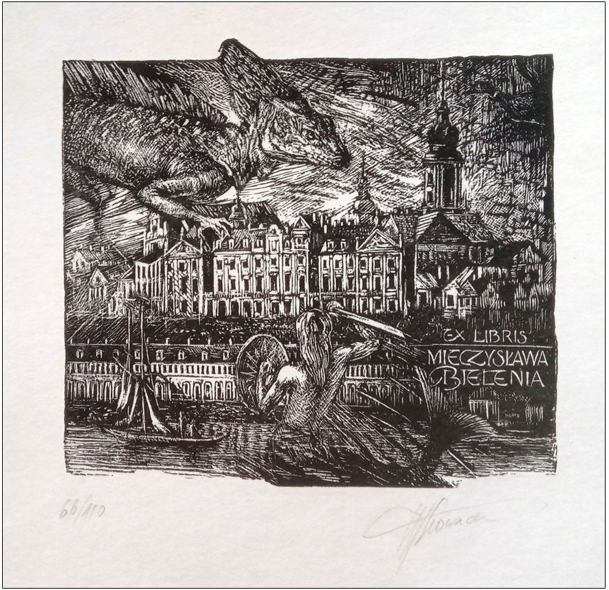 Głowacka Hanna (2) Exlibris Mieczysława Bielenia, X3, 1994