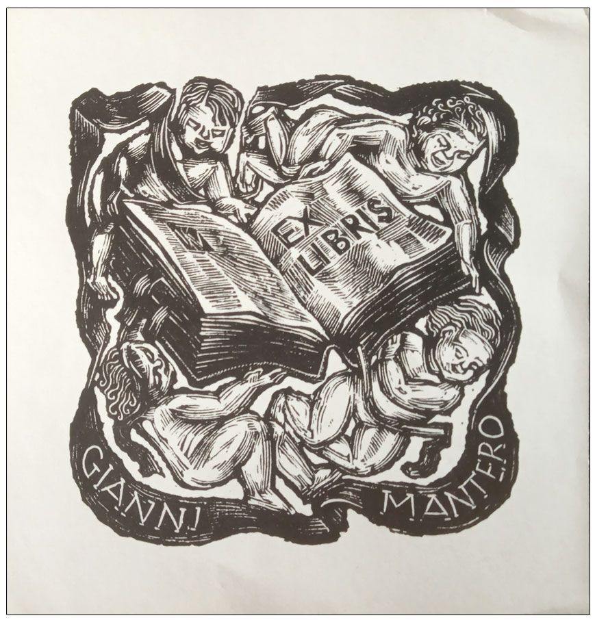 Wróblewska Krystyna (3) Exlibris Gianni Mantero, X2
