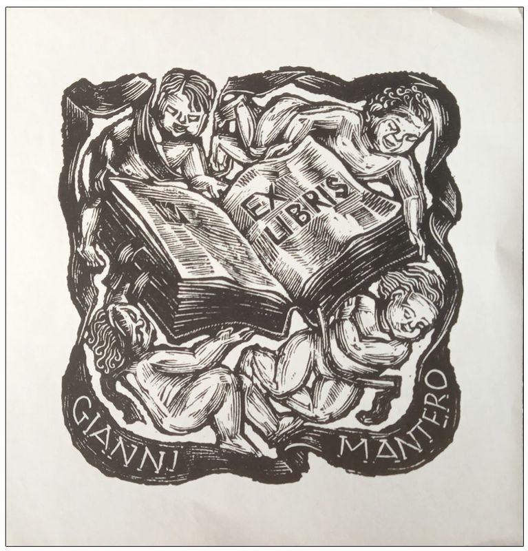 Wróblewska Krystyna (3) Exlibris Gianni Mantero, X2