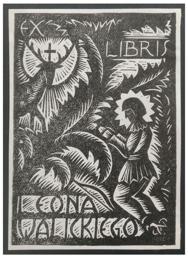 Zgaiński Stanisław (3) Exlibris Leona Walickiego, X2