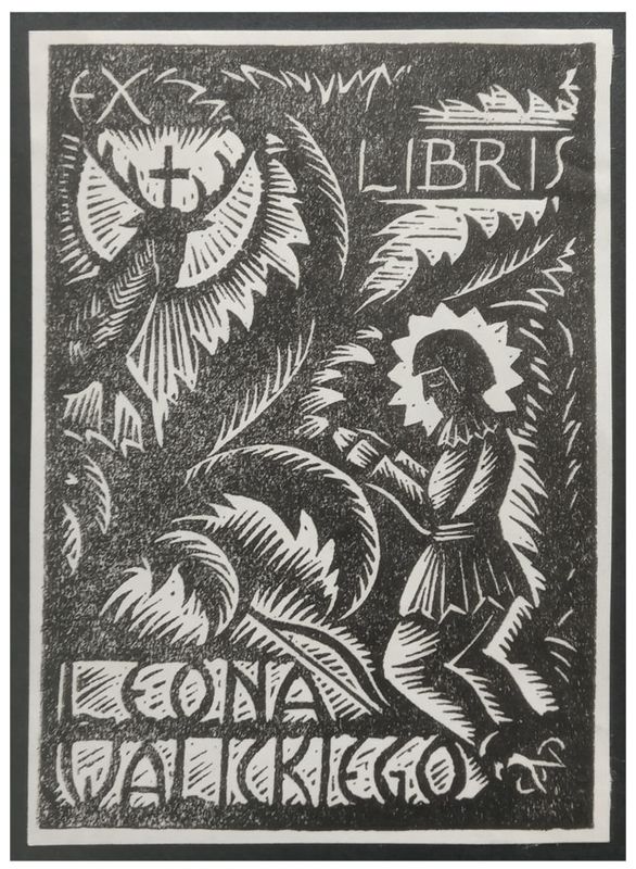 Zgaiński Stanisław (3) Exlibris Leona Walickiego, X2
