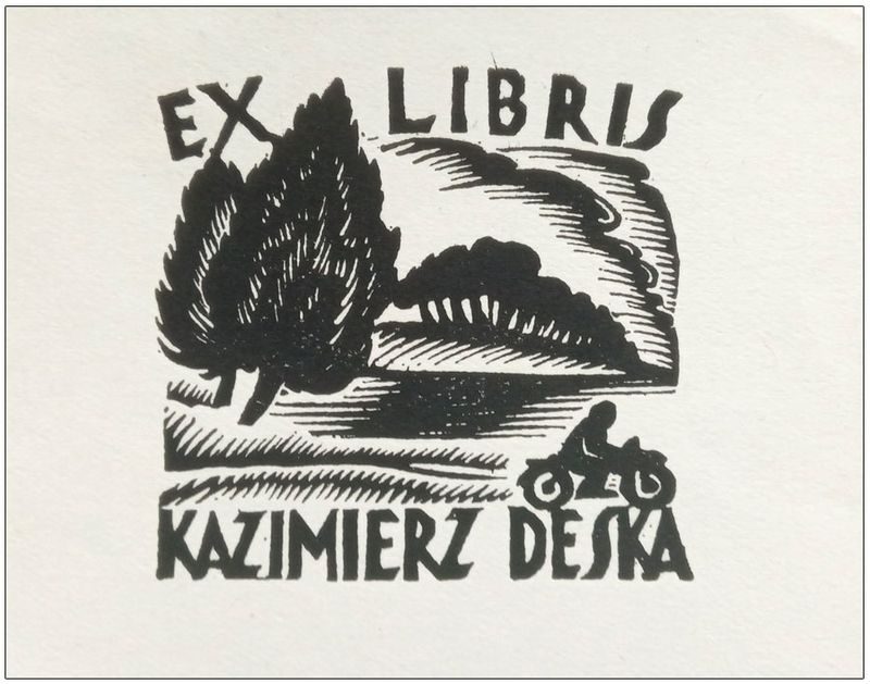 Zgaiński Stanisław (2) Exlibris Kazimierz Deska, X2
