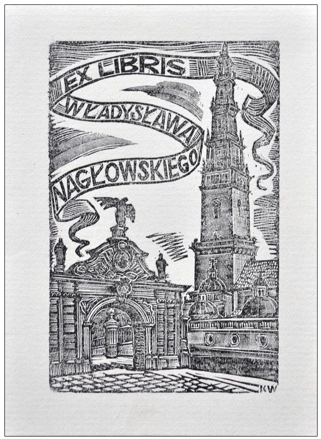 Wiszniewski Kazimierz (05) Exlibris Władysława Nagłowskiego, X2
