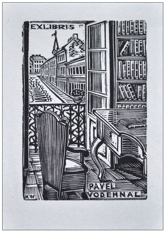 Wiszniewski Kazimierz (11) Exlibris Pavel Vodehnal, X2