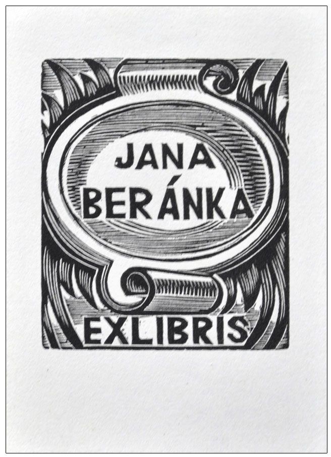 Wiszniewski Kazimierz (12) Exlibris Jana Beranka, X2, 1944