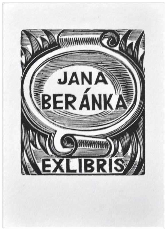 Wiszniewski Kazimierz (12) Exlibris Jana Beranka, X2, 1944