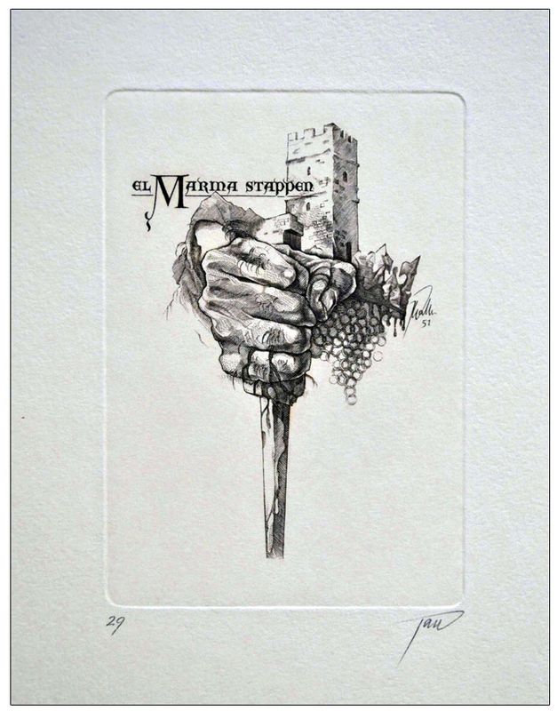 Walkiewicz Jan (10) Exlibris Marina Stappen, C2