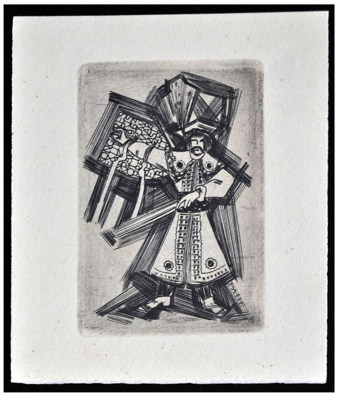 Feilhauer Henryk (01) Exlibris Ottmar Premstaller, 1964, C2