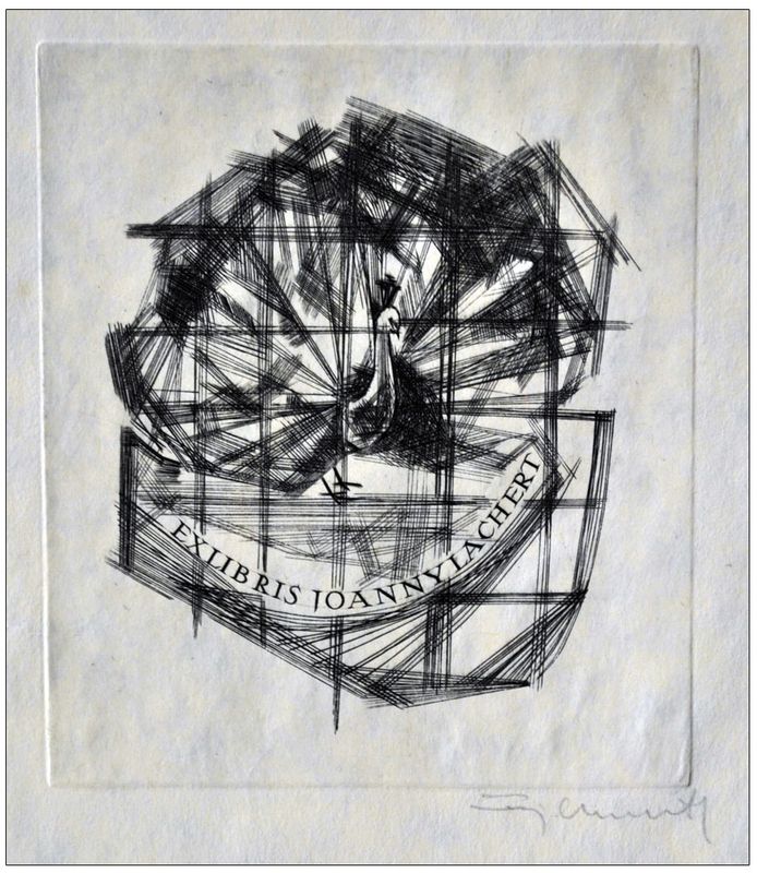 Feilhauer Henryk (05) Exlibris Joanny Lachert, 1964, C2