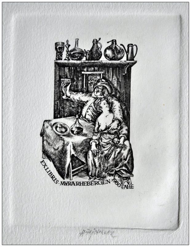 Feilhauer Henryk (09) Exlibris Myra Rhebergen, 1980, C2