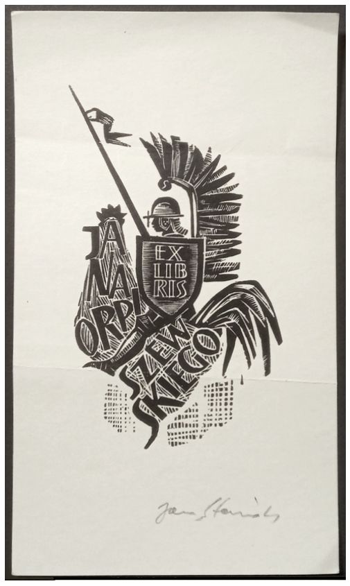 Stańda Jan (8) Exlibris Jana Orpiszewskiego, X2