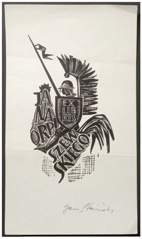 Stańda Jan (8) Exlibris Jana Orpiszewskiego, X2