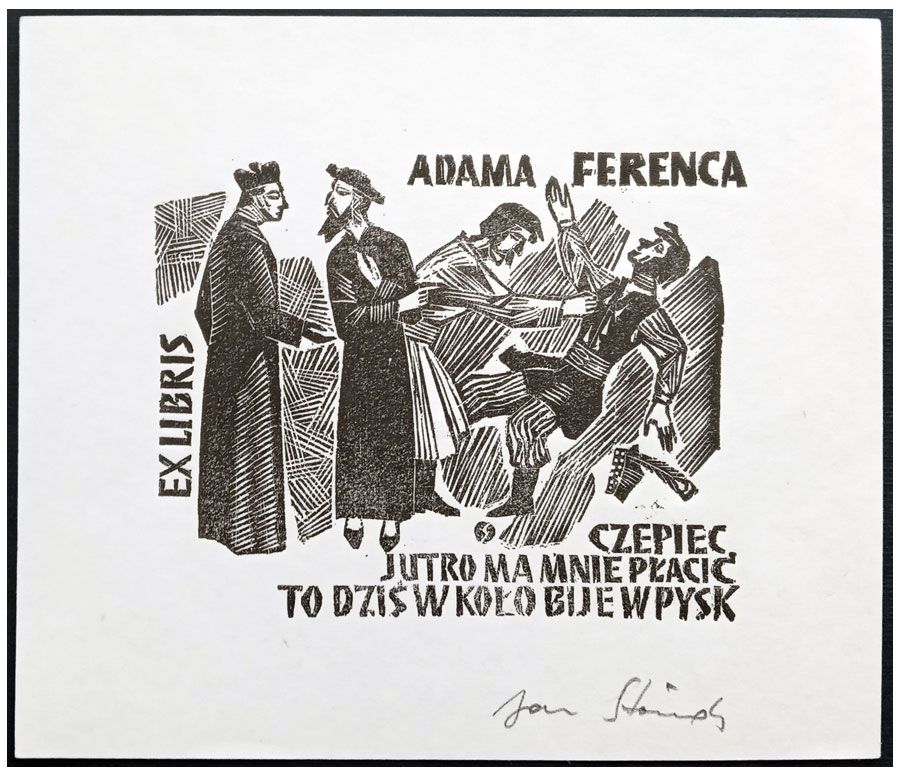 Stańda Jan (3) Exlibris Adama Ferenca, X2