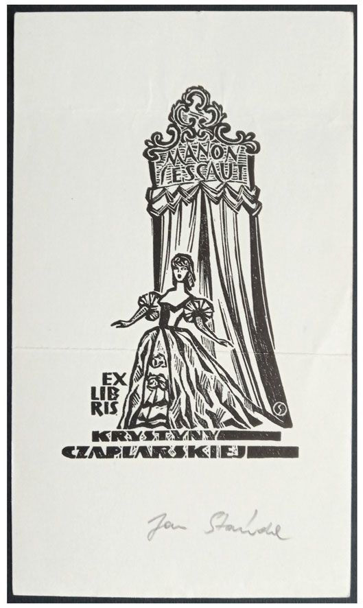 Stańda Jan (4) Exlibris Krystyny Czaplarskiej, X2