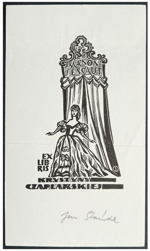 Stańda Jan (4) Exlibris Krystyny Czaplarskiej, X2