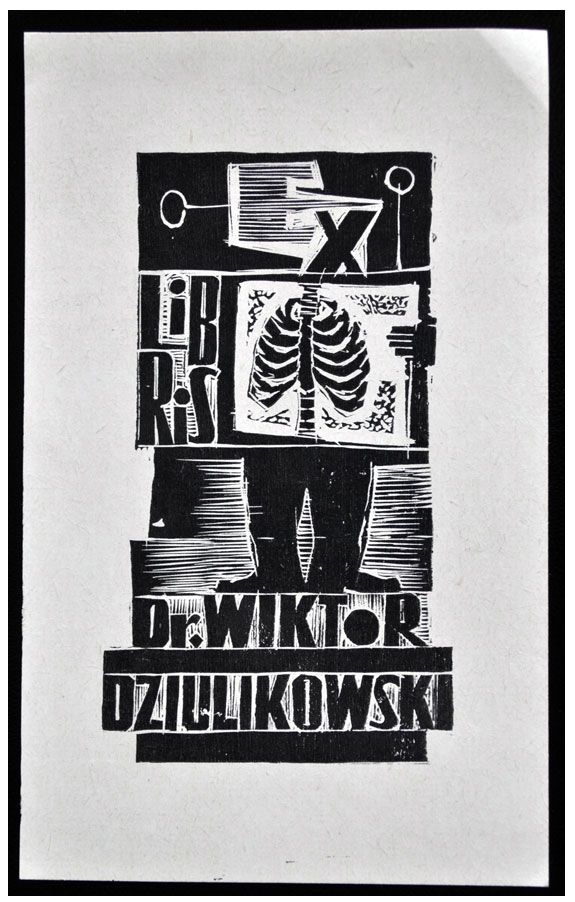 Acedański Zygmunt (2) Exlibris Dr Wiktor Dziulikowski, 1964, X2