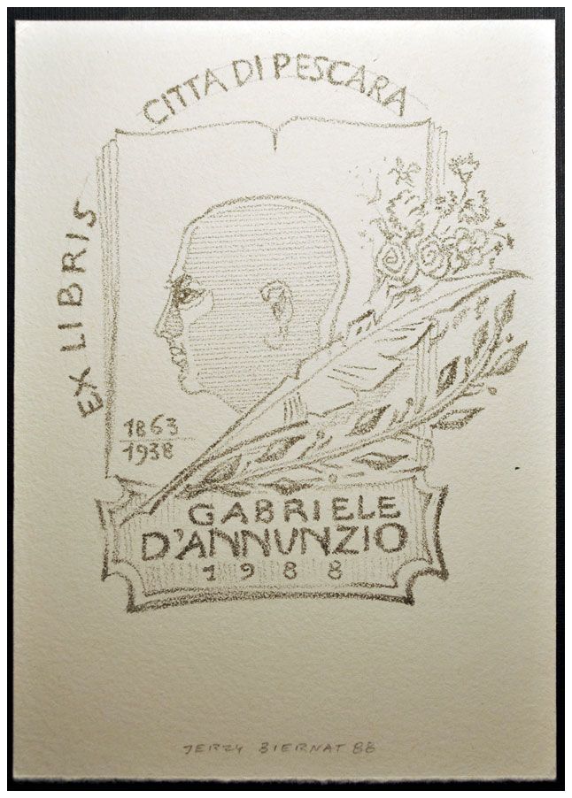 Biernat Jerzy - Exlibris Citta di Pescara, 1988, L