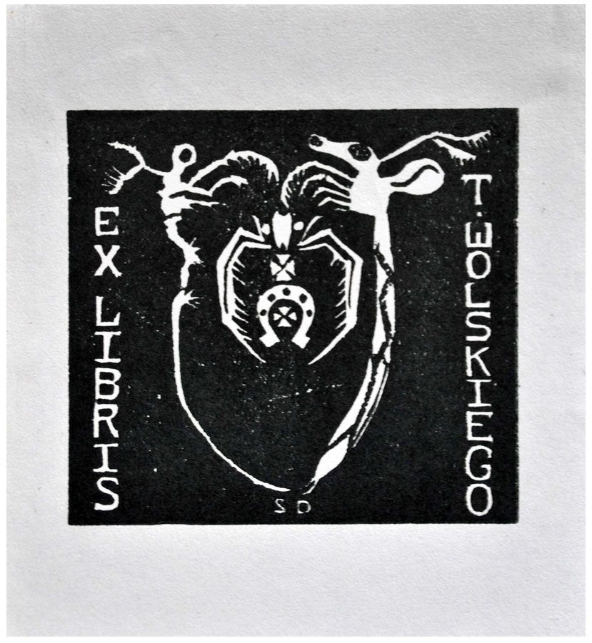 Dąbrowski Stanisław - Exlibris T. Wolskiego, X3, 1940