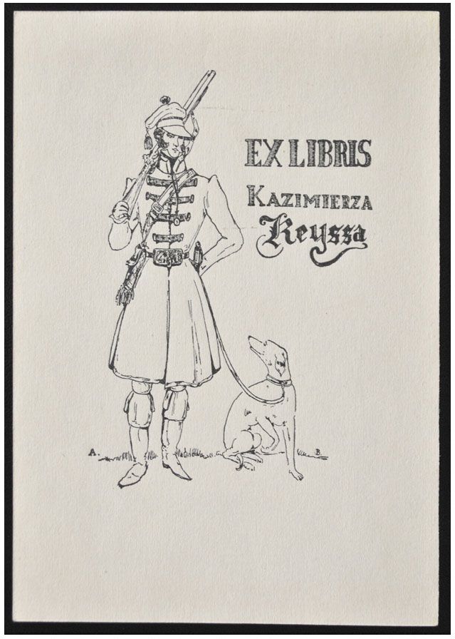 Birkenmajer Alfred - Exlibris Kazimierza Keyssa, P1