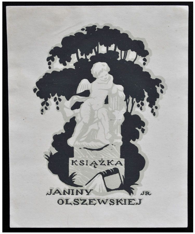 Rerberg Jan - Książka Janiny Olszewskiej, Exlibris T. Wolskiego, L1, 1922
