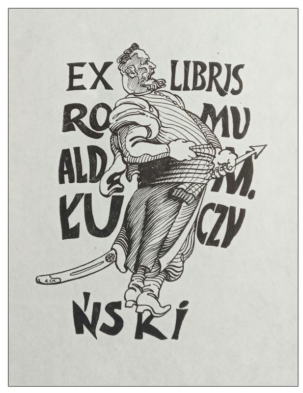 Chodorowski Antoni - Exlibris Romuald M. Łuczyński, P1, 1985